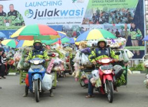 ‘Julak Wasi’ Resmi Diluncurkan, Pedagang Sayur Keliling Tabalong Difasilitasi Seperti Ojek Online