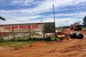 Masyarakat HST berharap agar kolam pengendali banjir segera selesai