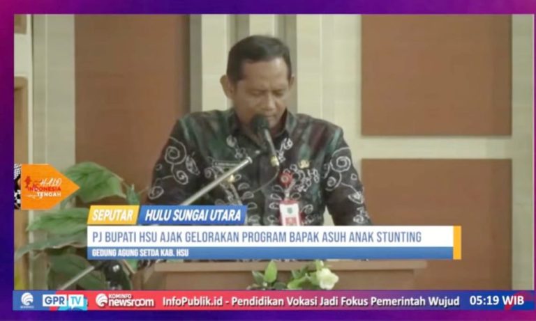 Diskominfocode HSU menempati posisi 2 untuk konten GPR TV