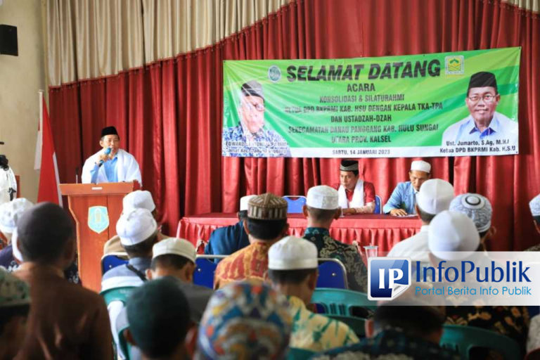 Ketua DPD BKPRMI HSU Gelar Konsolidasi dengan Ustadz/Ustadzah di Danau Panggang