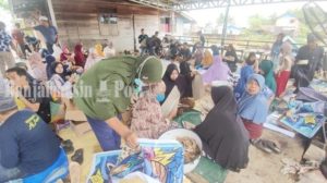 Haul Temu Guru 2023 di Distrik HSU, Warga Gotong-royong Siapkan Makan Gratis