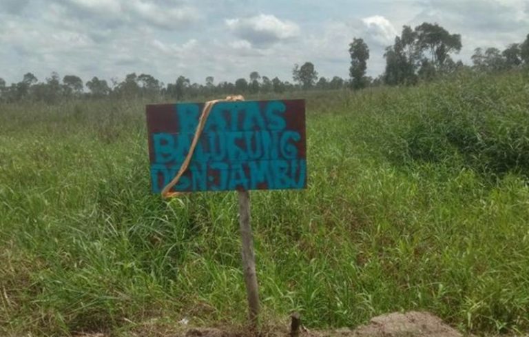 Inilah titik koordinat batas Desa Jambu Baru, Kuripan dan Desa Balukung, Bakumpai dalam Perda Batola