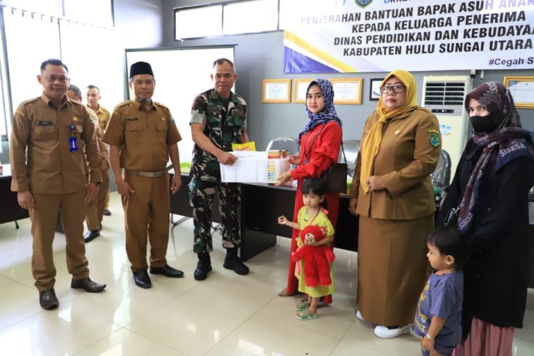 Penuhi Asupan Gizi Anak, Disdikbud HSU Salurkan Bantuan Program BAAS