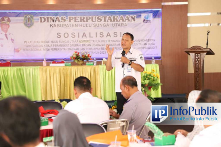 Layanan Perpustakaan HSU Sosialisasi Pengelolaan Kearsipan