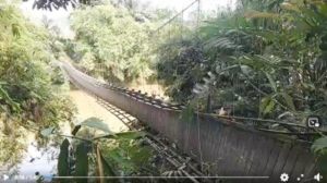 Tali jembatan gantung putus di Batu Tangga, Bina Marga… – Banjarmasin Post