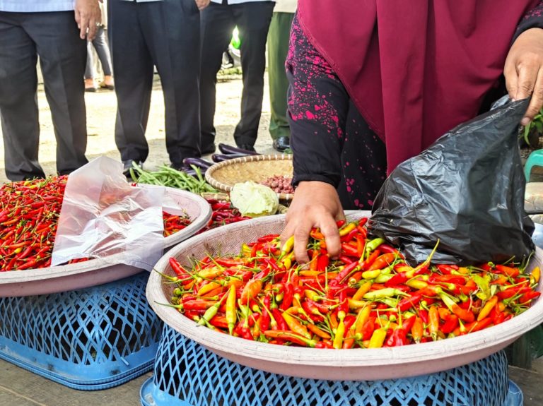 Naik, Cabe di Pasar Tabalong “Lebih Pedas” |  Koran Kontras