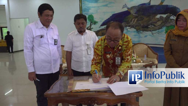 Pemkab Tabalong Terima Aset Jembatan Gantung Bongkang-Hayup