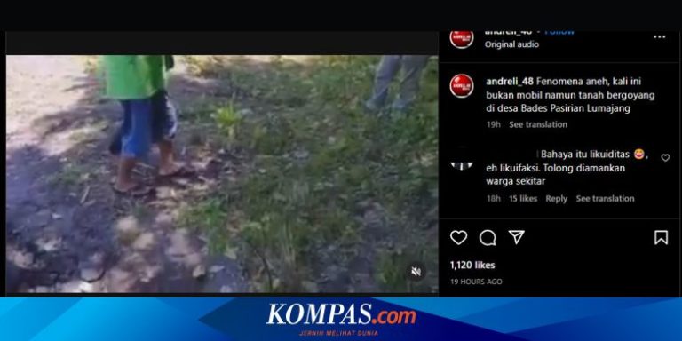 Hebohnya Fenomena Tanah Goyang di Lumajang, Ini Penjelasan BRIN