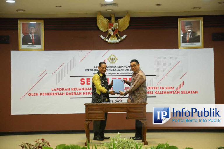 Pemkab HSU Serahkan LKPD Tahun 2022 ke BPK RI Kalsel – InfoPublik