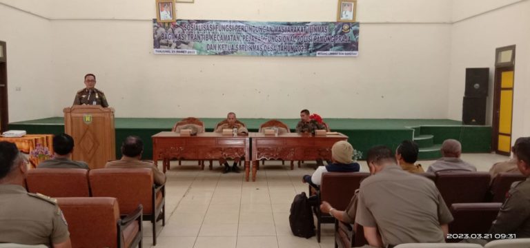 Kasi Trantib Se Kecamatan Tabalong Berpartisipasi dalam Sosialisasi Linmas