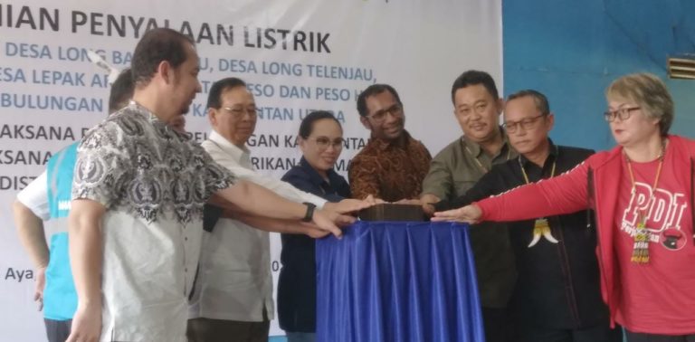 Lima Desa di Hulu Sungai Kayan Teraliri Listrik – Nomor Satu di Utara